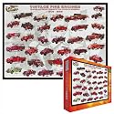 Jigsaw Puzzle , Vintage Fire Engines, 1000 pieces, 126.5 in X 19.25 in. Ships same day.