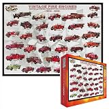 Vintage Fire Engines 1000 Piece Jigsaw Puzzle Eurographics