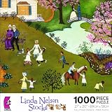Ceaco Linda Nelson Stocks - Easter Egg Hunt
