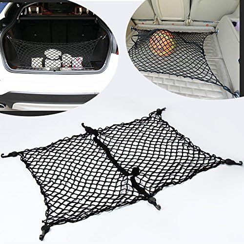 9 MOON® Floor/Envelope Style 6 Hook Trunk Cargo Net for Toyota Camry CELICA Corolla Land Cruiser 4Runner Avalon FJ Cruiser Highlander Prius Sequoia Sienna Venza