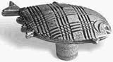 #SD83-128 2 ANT Pweter Fish Knob
