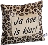 Heunec 606876 - Atze Schr&ouml;der Kissen mit Spruch Ja nee is klar