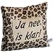 Heunec 606876 - Atze Schr�der Kissen mit Spruch Ja nee is klar