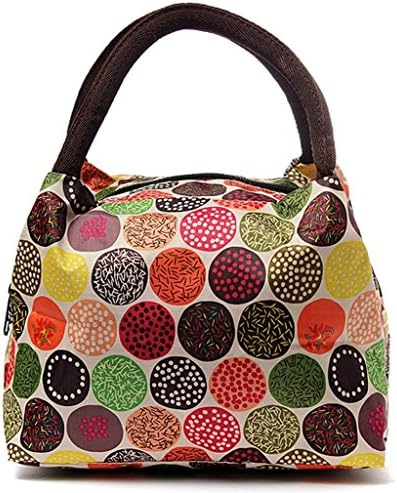 Airstomi Top Lunch bag Portable Zipper Women's lunch bag tote Colored Balls
