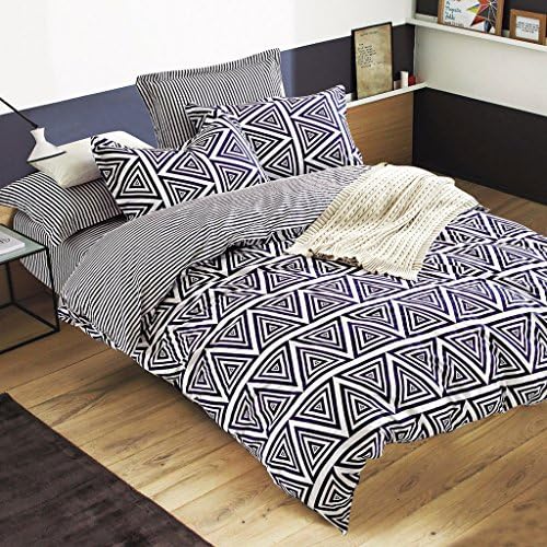 Maximize YFP-118 4-Piece Bed Sheet Set, 100% Pure Cotton with 200 Thread Count, Twill Woven, Printed Paisley Patterns, Wrinkle, Fade &amp; Stain Resistant, King Size