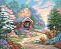 Dimensions Needlecrafts Paintworks Paint By Number, Scenic Bridge