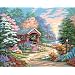 Dimensions Needlecrafts Paintworks Paint By Number, Scenic Bridge