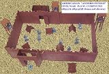  : Large 2ft x 1ft Plastic toy WESTERN FORT for 2 inch 1/32nd Plastic Army Men Soldier Figures