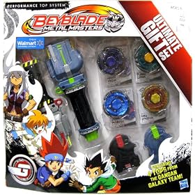 Beyblades Metal MASTERS Exclusive Ultimate Gift Set Gangan Galaxy Team 4 Pack: Toys &amp; Games