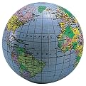 Inflatable World Globe-16"