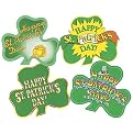 Happy St. Patrick's Day Shamrock Cutouts