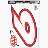 #6 MARK MARTIN 11X17 ULTRA NUMBER DECAL