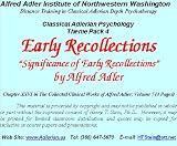 Early Recollections: An Adlerian View (Theme Pack 4 on Selected Topics)