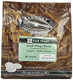 Baronet Coffee Fair Trade Organic Small Village Blend (140 g), 18 Count Coffee Pod