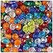 BeadTin Mixed Transparent 8mm Faceted Round Craft Beads (450pc)
