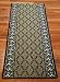 Trellis Beige Carpet Rug Hallway Runner 5'