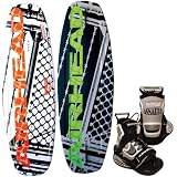 Kwik Tek Airhead Breakout Wakeboard with Assault Binding, 143cm