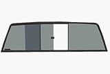 CRL Tri-Vent Three Panel Truck Slider with Solar Glass for 1998+ Nissan Frontier