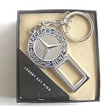 Mercedes Benz Metal Seat Belt Buckle Alarm Stopper Key Chain by BENZ