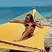 Jumbo Caribbean Hammock - 55 INCH - Soft-Spun Polyester (Yellow)