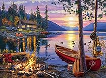 Buffalo Games Darrell Bush: Canoe Lake Jigsaw Bigjigs Puzzle (1000 Piece)
