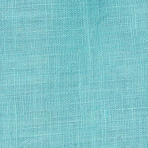 Italy Turquoise Blue 2 100% Linen Fabric Light/Medium Weight, Extra Soft, Solid, 3.5 Oz, 56 Inches Wide, Fabric by the Yard - by Linen Fabric Store Online - fabric by the yard
