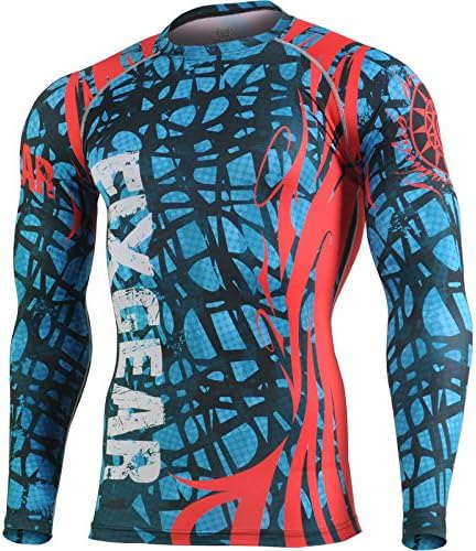 Fixgear Compression Long Sleeve Running T Shirts For Men Women