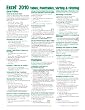 Microsoft Excel 2010 Tables, PivotTables, Sorting & Filtering Quick Reference Guide (Cheat Sheet of Instructions, Tips & Shortcuts - Laminated Card)