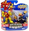 Marvel Superhero Squad Series 13 Mini 3 Inch Figure 2-Pack Thorbuster Iron Man and Thor