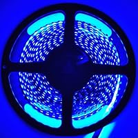 5m Length Blue 3528 SMD Waterproof 600 Leds Flexible 12V Lamp Light Decoration