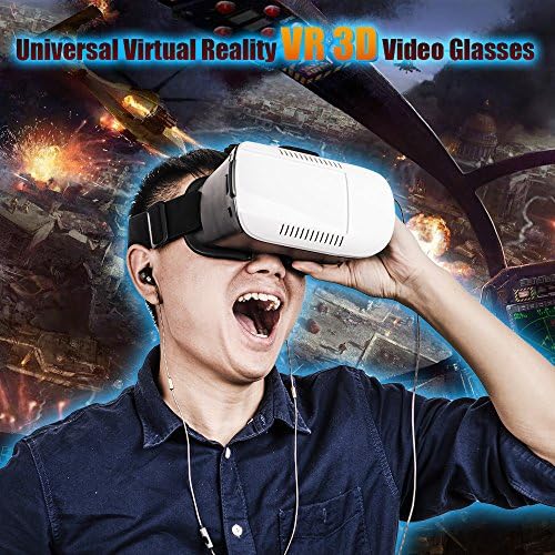 Tokmate COR200Y Core Bass In-ear Headphone + 3D Video Glasses + Wireless Remote Controller for Smartphones