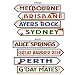 Australian Street Sign Cutouts Roll