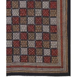 Bed Covers Cotton Block Printed Accessories Size Twin (bscov363)