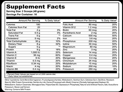 Ubervita X500 Thermogenic Chocolate Weight Loss Shake, 768 Gram