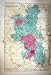 MAP 1884 BUCKINGHAMSHIRE ENGLAND AYLESBURY HIGH WYCOMBE