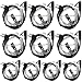 AOER Covert Acoustic Tube Earpiece 2 PIN for Motorola Radio(Pack of 10)