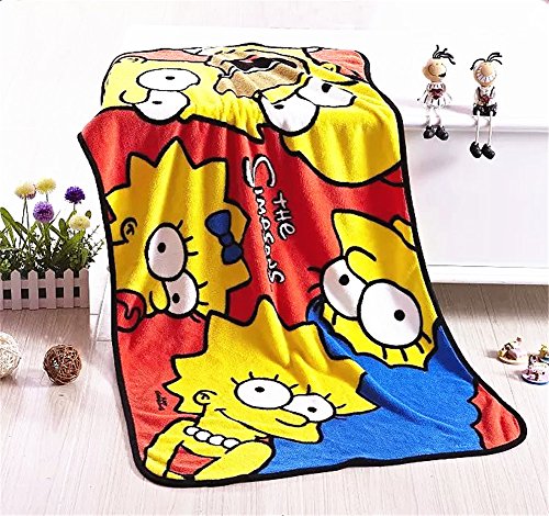 Fatacy Simpson Cute Five Heads Throw Blanket 30