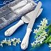 Wedding Cake Knife / Server Set with Calla Lily Design