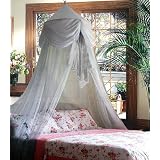 Gray Chiffon Furbelow Princess Bed Canopy By Sid