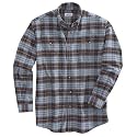 Carhartt Men Midweight Flannel Plaid Work Shirt - Big and Tall Sizes