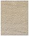 7' x 10' Ivory Environmentally Friendly Bamboo Shag Area Rug