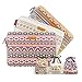 Inateck 13.3 Inch Bohemian Macbook Air/ MacBook Pro Retina Ultrabook Netbook Envelope Cover Sleeve Carrying Protector Case Bag with a Bonus Mouse Bag, Opera Pink [Size: 13.3-Inch, Canvas Fabric]