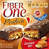 Fiber One Snacks Fiber One Protein Caramel Nut Chewy Bars, 5 Bars, 5.85 oz.