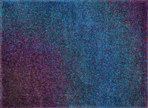 Loloi Barcelona Shag BS-01 Polypropylene And Viscose 7-Feet 7-Inch by 10-Feet 5-Inch Area Rug, Twilight