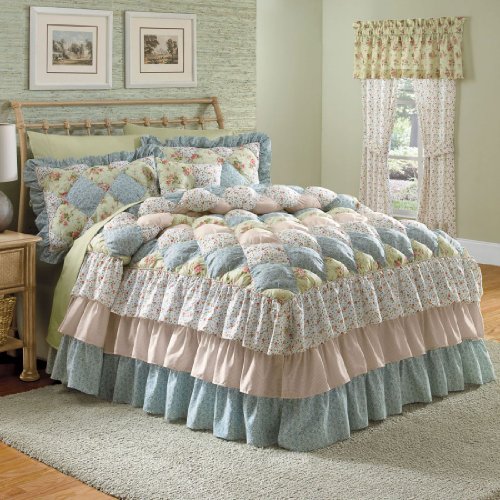 BrylaneHome Alexis Bedspread (BURGUNDY GOLD,TWIN)