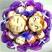 Forever Love Flower Bouquet of Dolls, 12 monkeys