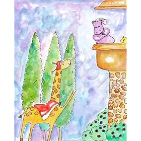 Romeo and Hippoet By S. Bowman 8 X 10 Art Print Princess Series by Oh How Cute Baby