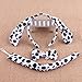 Marlegard® 3PCs Funny Dalmatian Milk Leopard Costume Headband Ear with Tail Tie