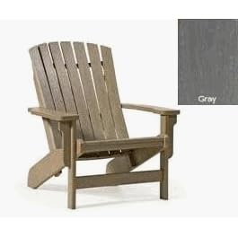Casual Living Adirondack Style Fanback Chair - Gray by