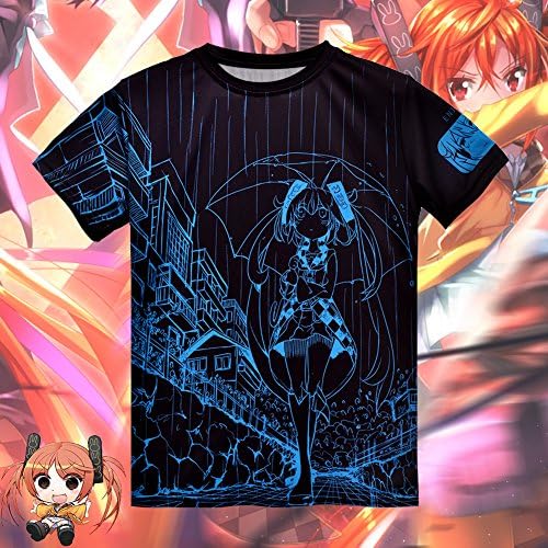 Black Bullet Aihara Enju Anime Short Sleeves Tee T-shirt TW032-L
